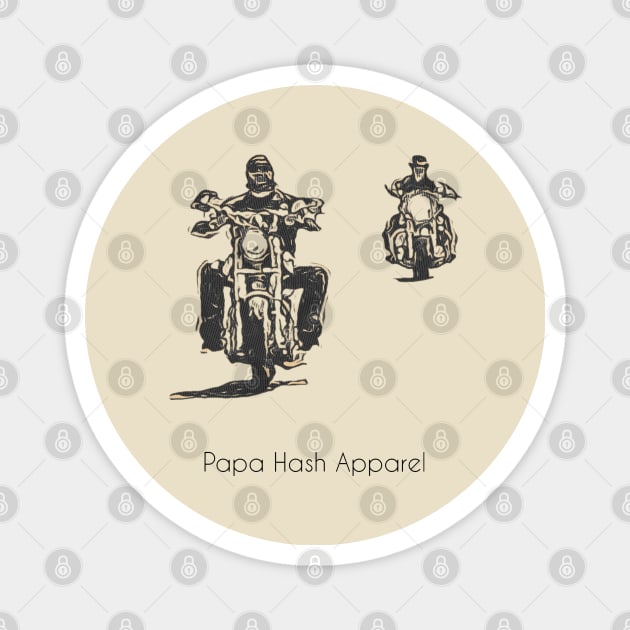 Papa Hash Apparel: Father and Son Magnet by Papa Hash's House of Art